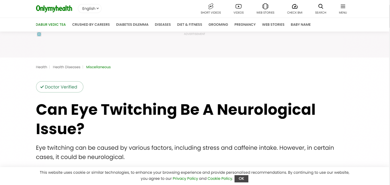 Can Eye Twitching Be A Neurological Issue?