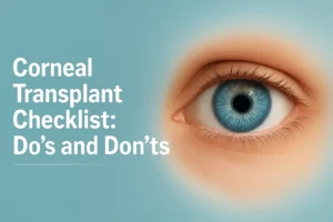 Checklist for corneal transplant surgery preparation