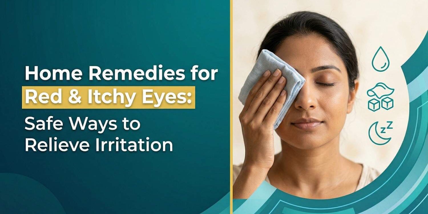 Home Remedies for Red and Itchy Eyes: Safe Relief Tips