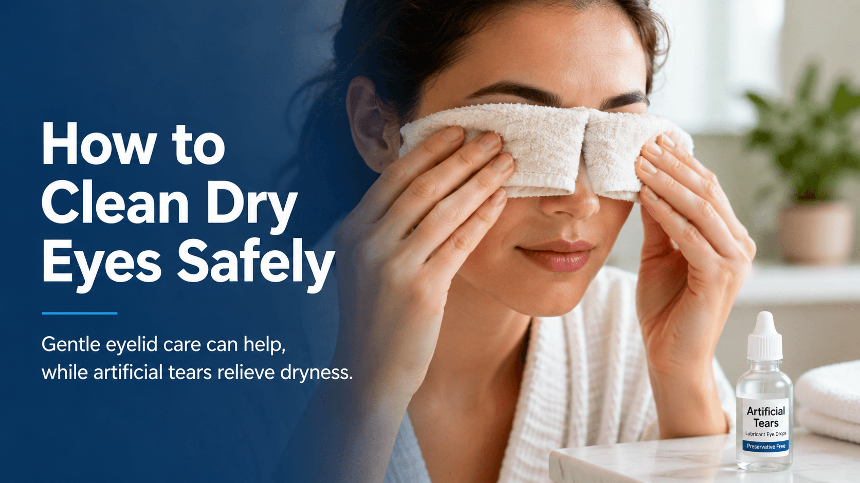How to Clean Dry Eyes