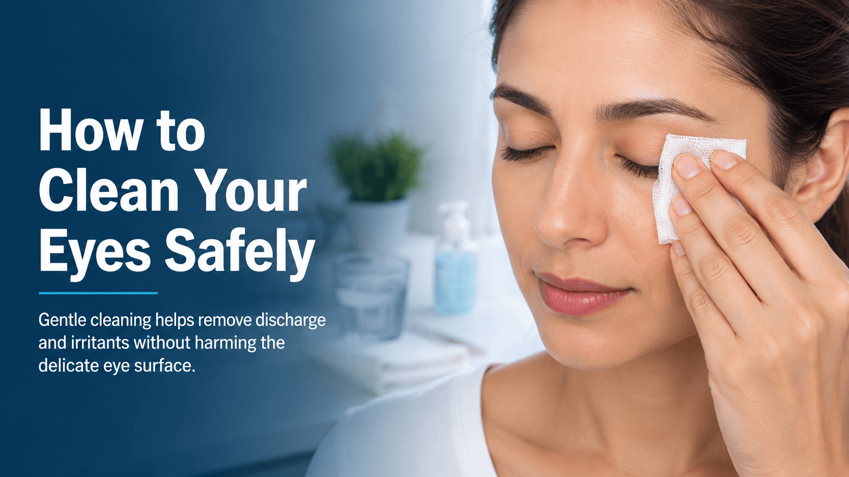 How to Clean Your Eyes