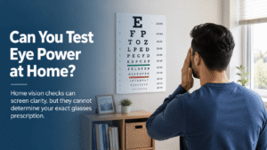 How to Test Eye Power at Home