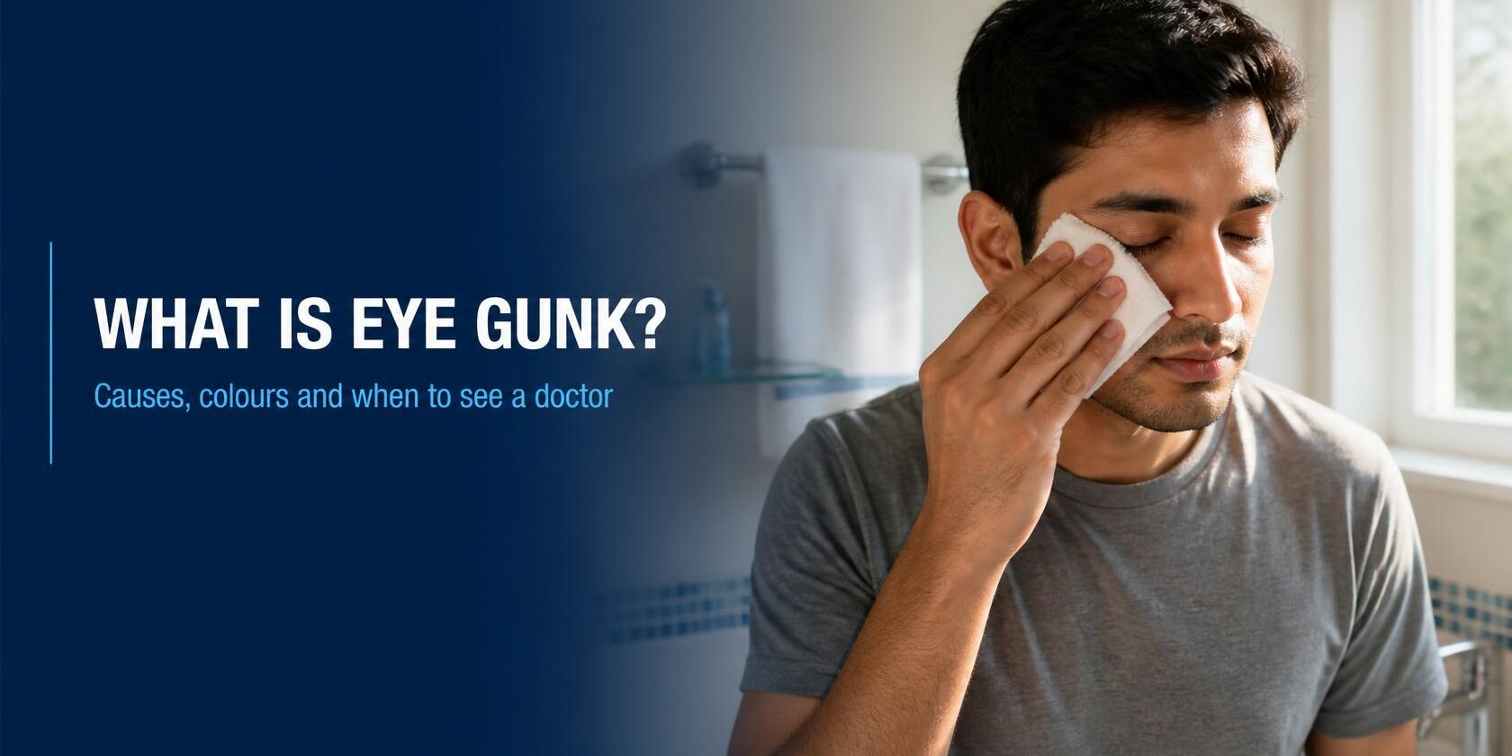 eye discharge eye gunk causes treatment