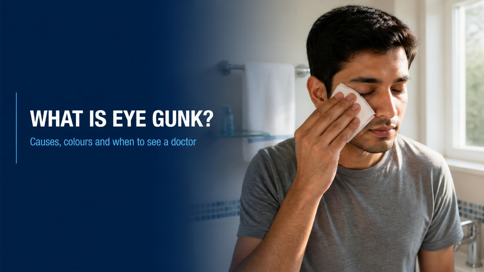 eye discharge eye gunk causes treatment