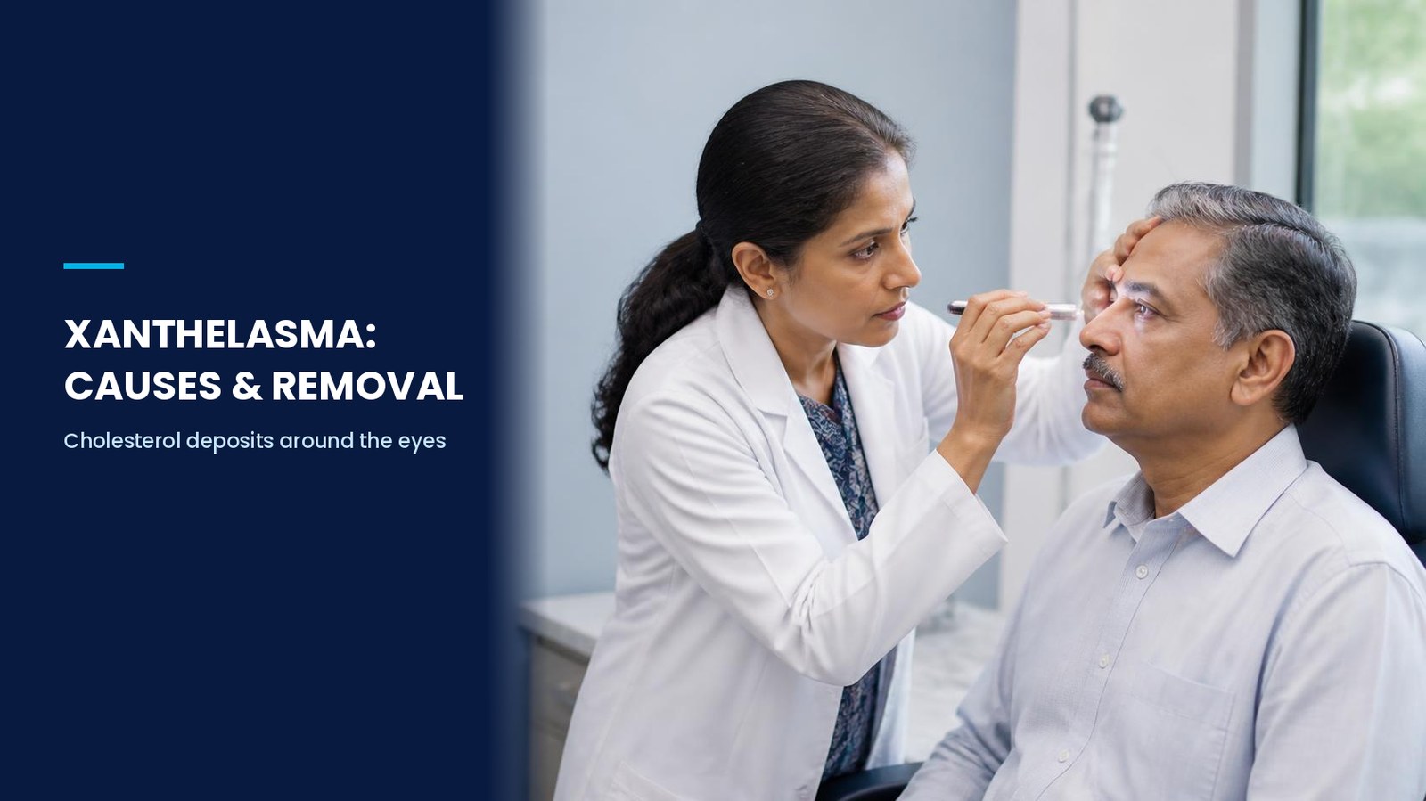 xanthelasma cholesterol deposits causes removal